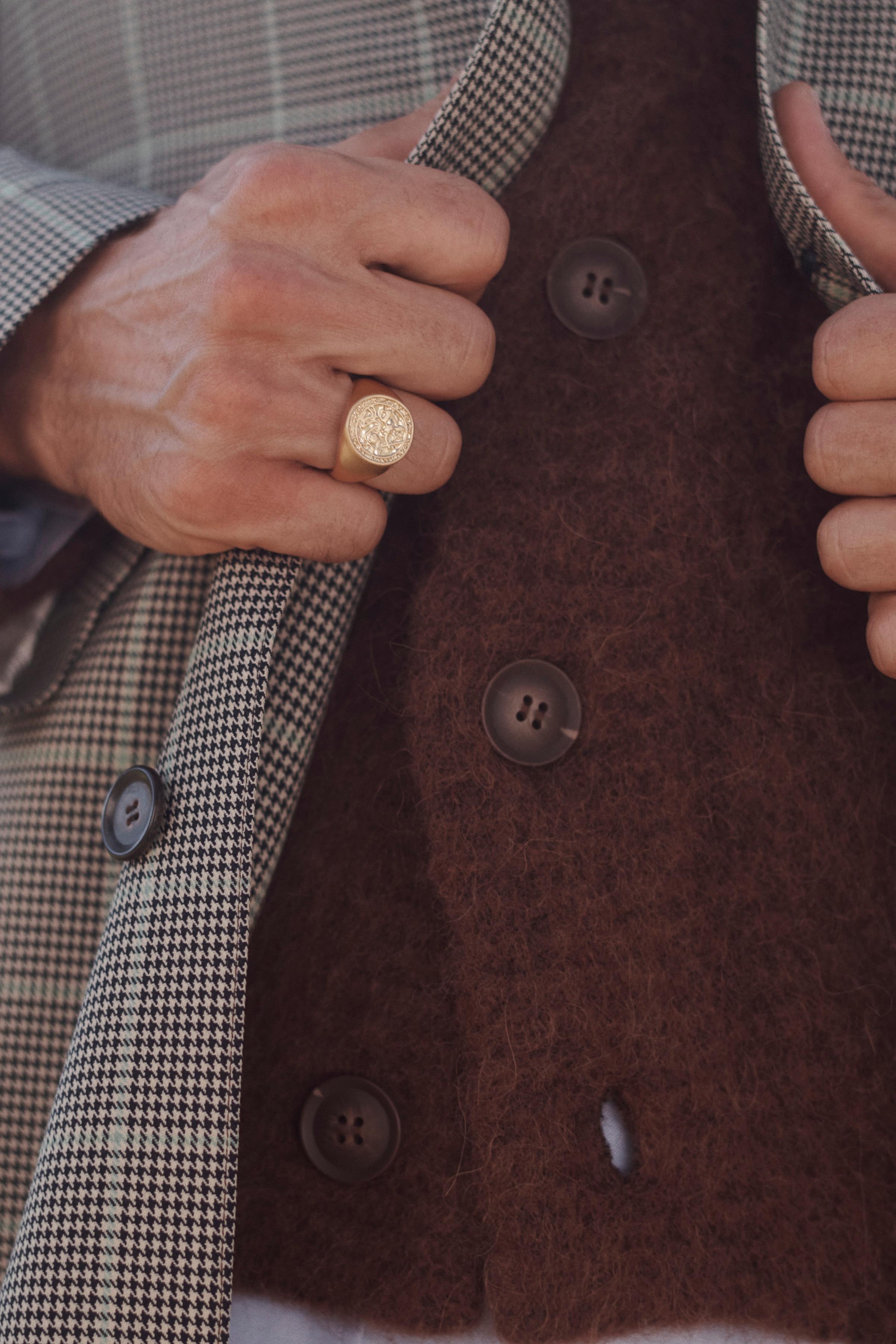 LIMITED EDITION EMBOSSED SIGNET RING